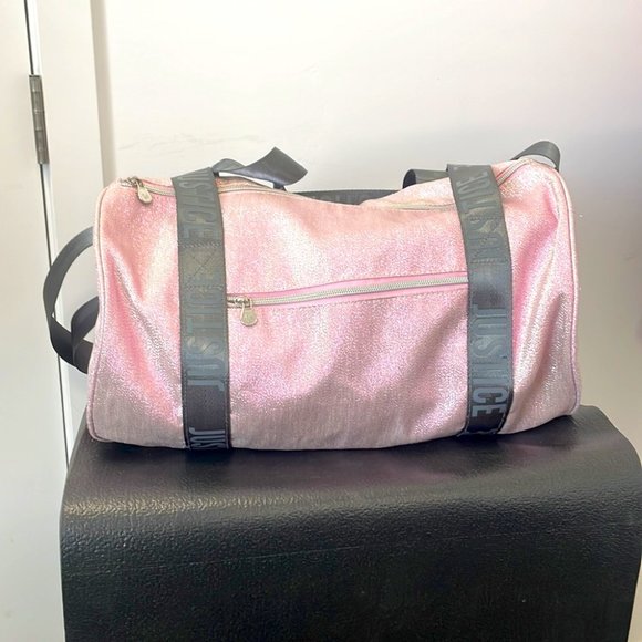 Justice Other - Justice Shimmer Logo Pink Duffel Bag